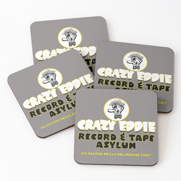 Item preview, Crazy Eddie Record & Tape Asylum designed and sold by TeeArcade84.