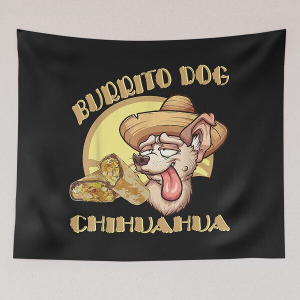 Item preview, Burrito Dog s Mexican t Food cute Chihuahua designed and sold by dorisjoycek.