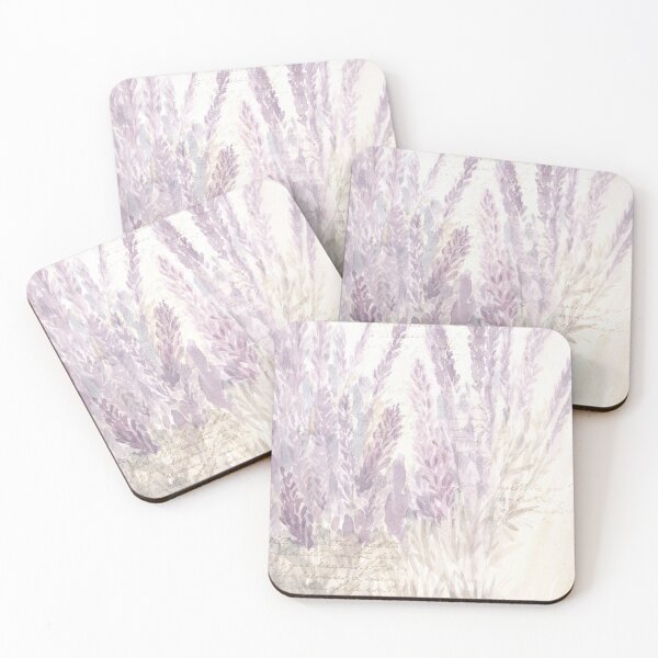 Item preview, Watercolor Lavender and Script ~ Vintage Style designed and sold by Violet Grant.