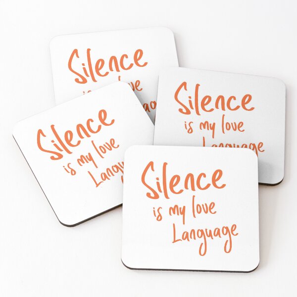 Item preview, Silence is my love language designed and sold by koonam.