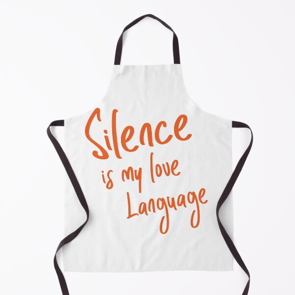 Item preview, Silence is my love language designed and sold by koonam.