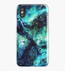 Turquoise Space iPhone Case