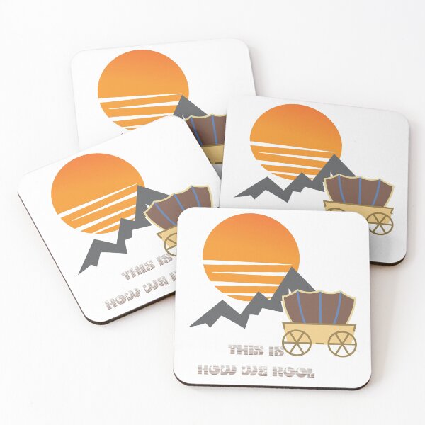 Item preview, This is How We Roll Wagon Sunset Mountain Patriot Pioneer Day Utah Gift designed and sold by DKA-2ndBoy.