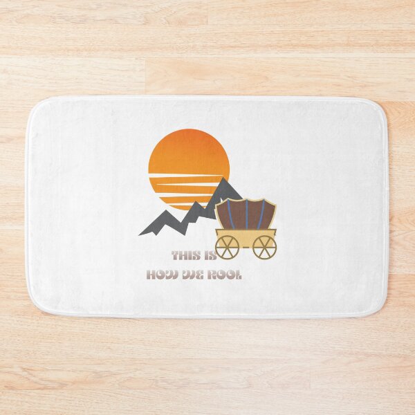 Item preview, This is How We Roll Wagon Sunset Mountain Patriot Pioneer Day Utah Gift designed and sold by DKA-2ndBoy.