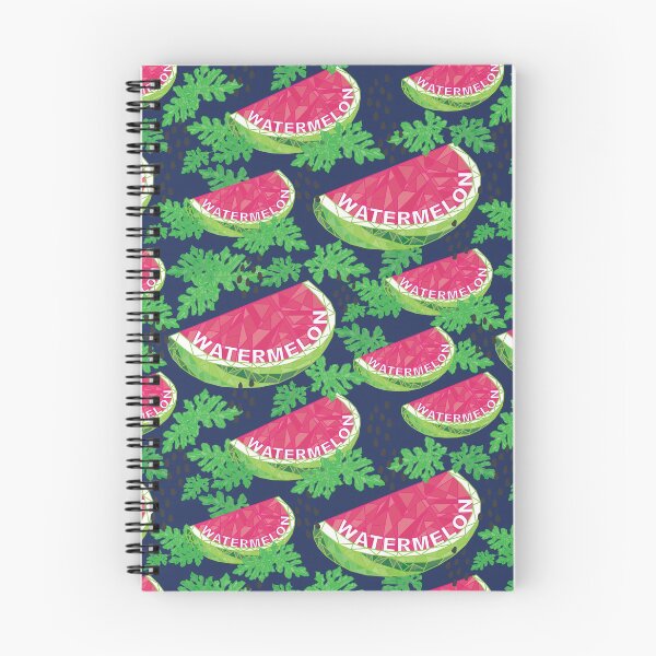 Artikelvorschau, Geo Wassermelone und Blätter Marine entworfen und verkauft von Redhillcreative.