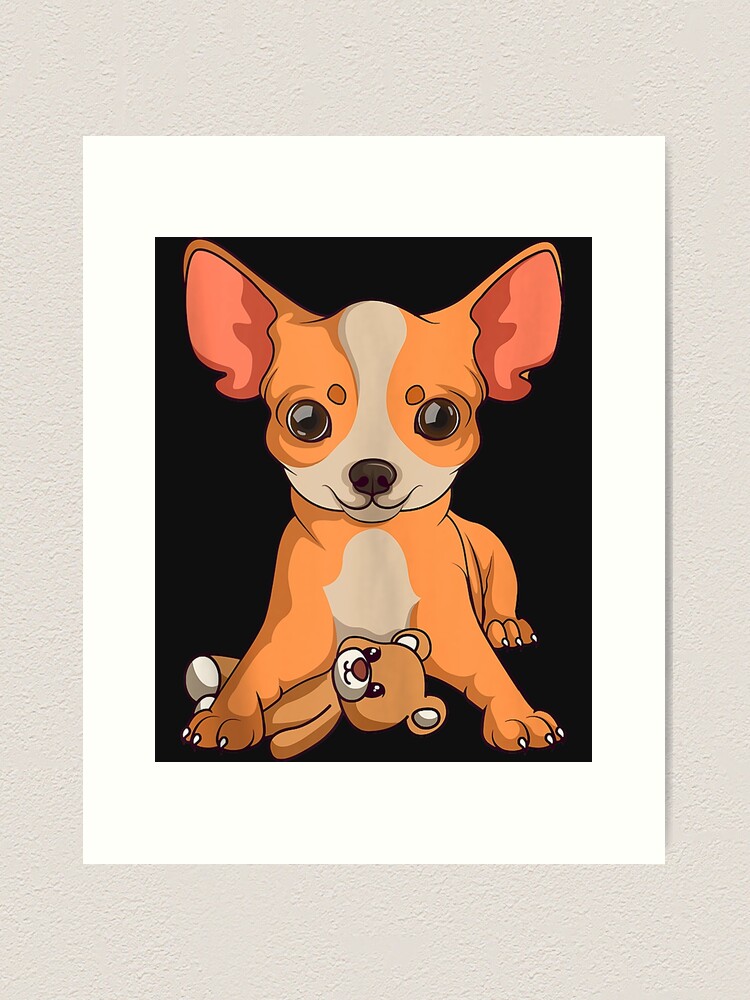 Chihuahua Doggie Tank Top - Cartoon Chihuahua Doggie Tank Top - Cartoon