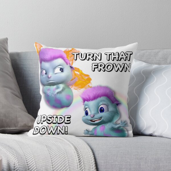 Bibble Motto Throw Pillow for Sale by Gonzine