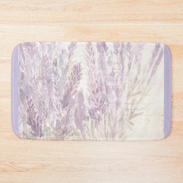 Item preview, Watercolor Lavender and Script ~ Vintage Style designed and sold by Violet Grant.