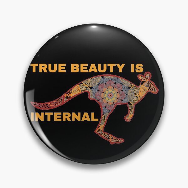 Item preview, Aboriginal Kangaroo  True Beauty Is Internal  designed and sold by pelagio.