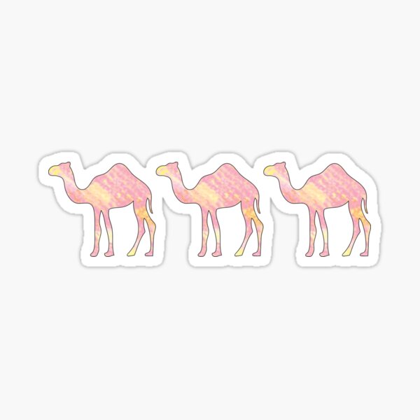 Hump Day Cartoon Camel' Sticker