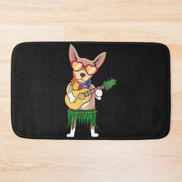 Item preview, Chihuahua Hawaiian Costume Playing Ukulele Summer Shirt designed and sold by dorisjoycek.