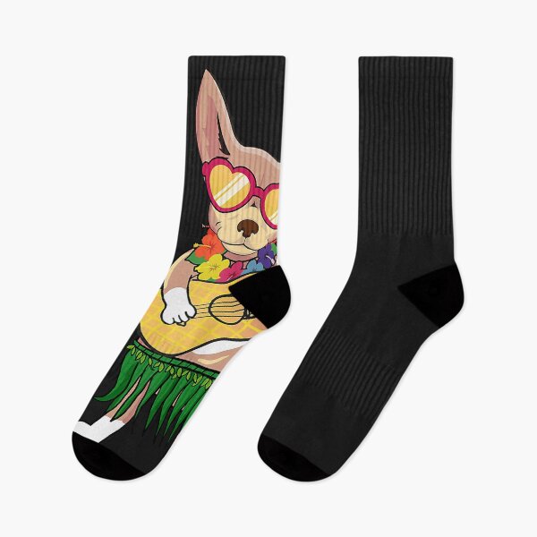 Item preview, Chihuahua Hawaiian Costume Playing Ukulele Summer Shirt designed and sold by dorisjoycek.