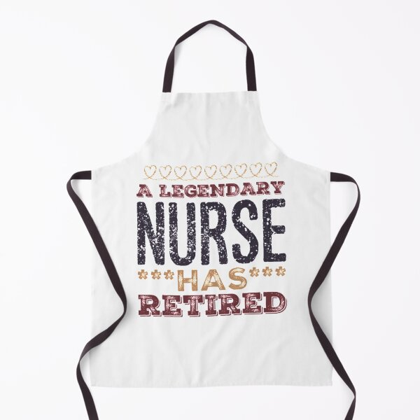 Item preview, A Legendary Nurse Has Retired Brown Black Font designed and sold by HppyStrngHelthy.