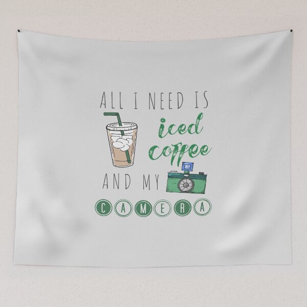 Item preview, All I need Is Iced Coffee and my Camera designed and sold by nvrland-novelty.
