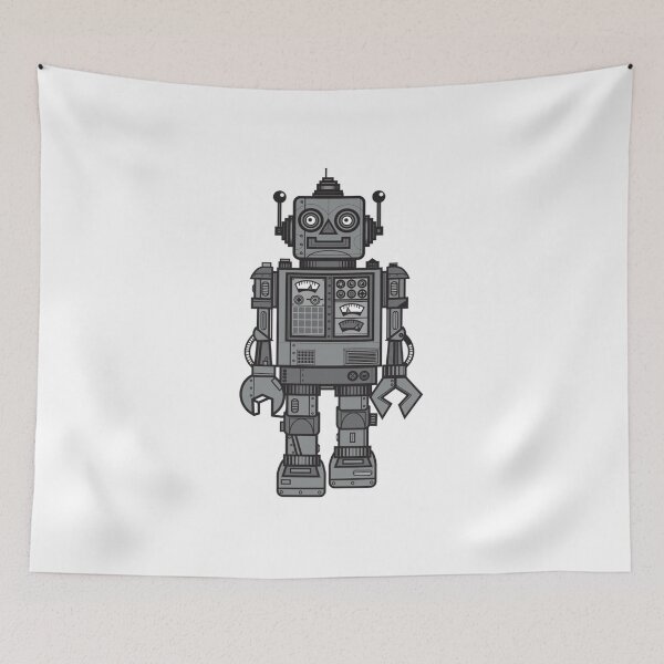 Item preview, Vintage Robot Classic TShirt1775 designed and sold by SalmaCosta.