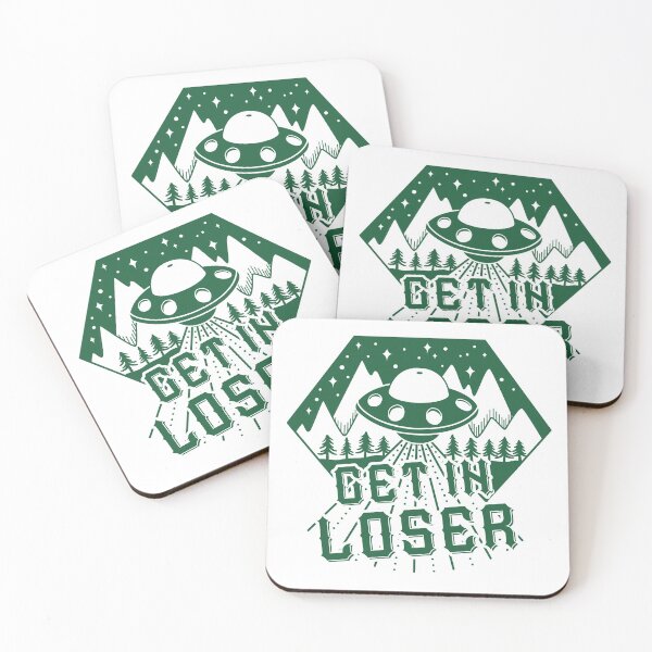 Item preview, Alien Spaceship Get In Loser designed and sold by ChailynReed.