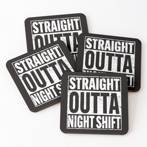 Item preview, Straight Outta Night front liners Nurse Shift life  designed and sold by Majesticoo.