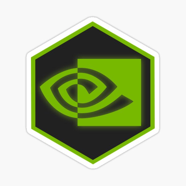 Nvidia Hexagone Sticker