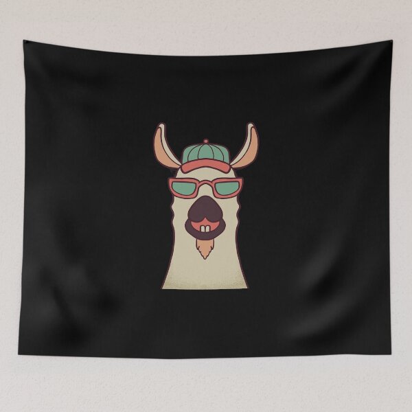 Item preview, lamma is cool and smiling  designed and sold by RemyArijah99.