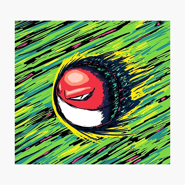 Voltorb Art Print for Sale by lomm