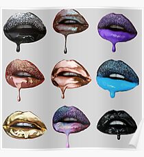 Lippen-Set Poster