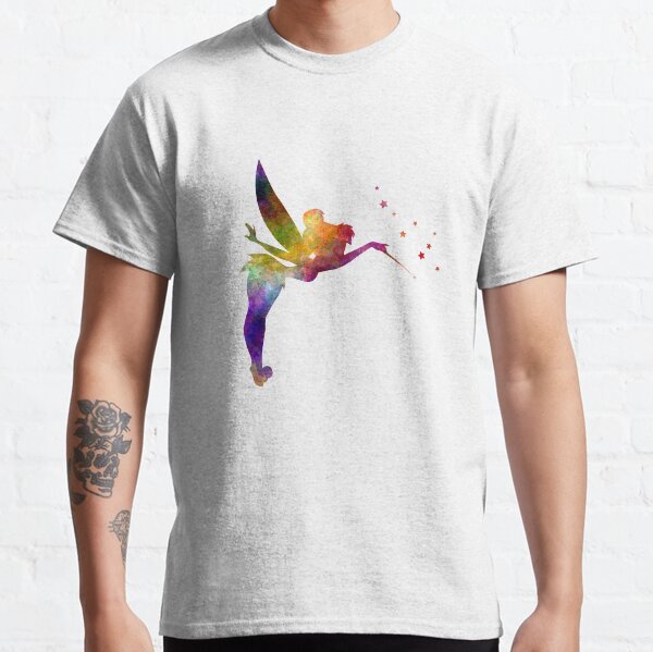 Fée Clochette à l'aquarelle T-shirt classique
