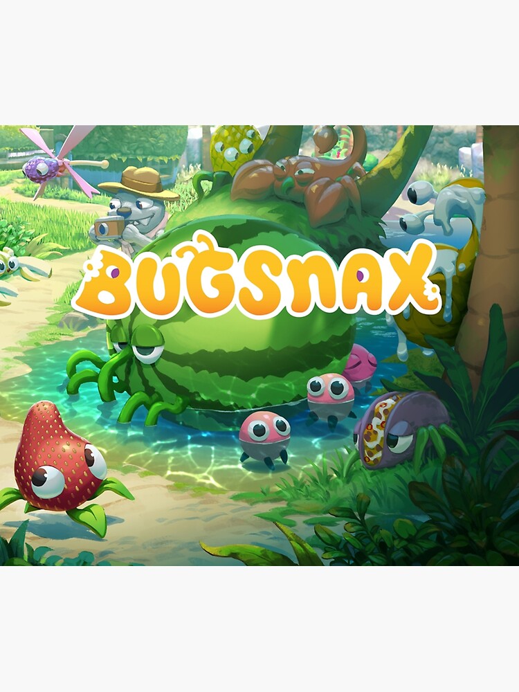 "Bugsnax Wallpaper Throw Blanket" Sticker for Sale by MartinKampf Redbubble