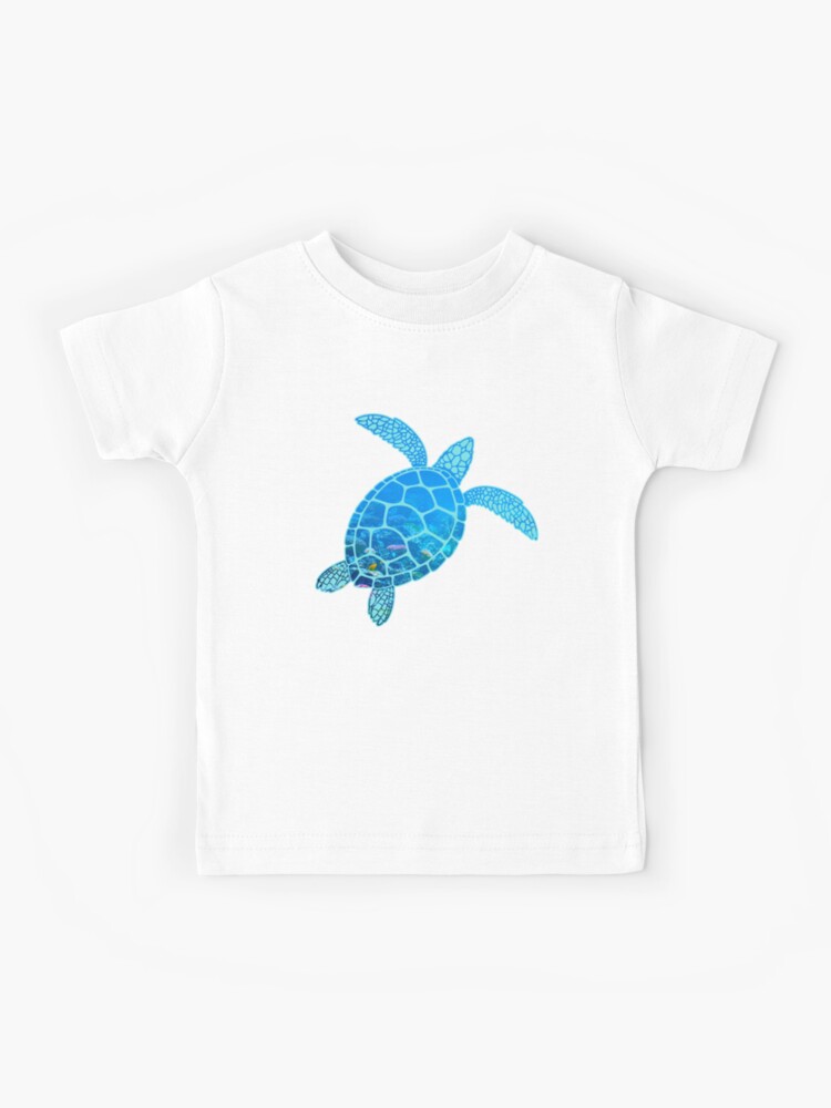  Toddler T-Shirt Ocean Turtle Animals Ocean Cotton