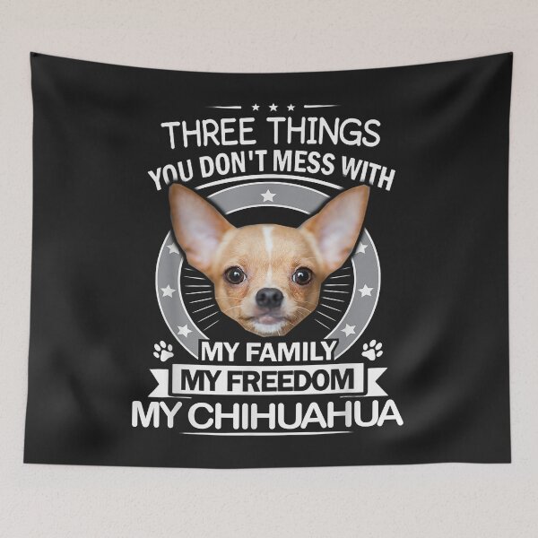 Item preview, Chihuahua Shirt - Three Things You Don't Mess With Funny Tee designed and sold by dorisjoycek.