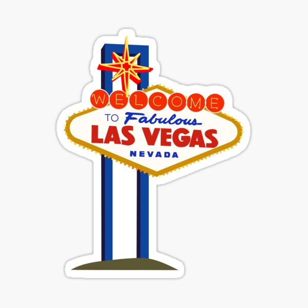  fagraphix Welcome to Fabulous Las Vegas Sign Sticker