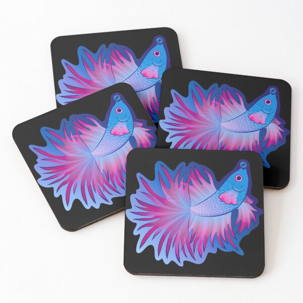 Item preview, Bubbly Blue Betta Fish designed and sold by cazmie.