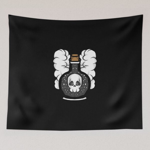 Item preview, magic skull in bottle  designed and sold by RemyArijah99.