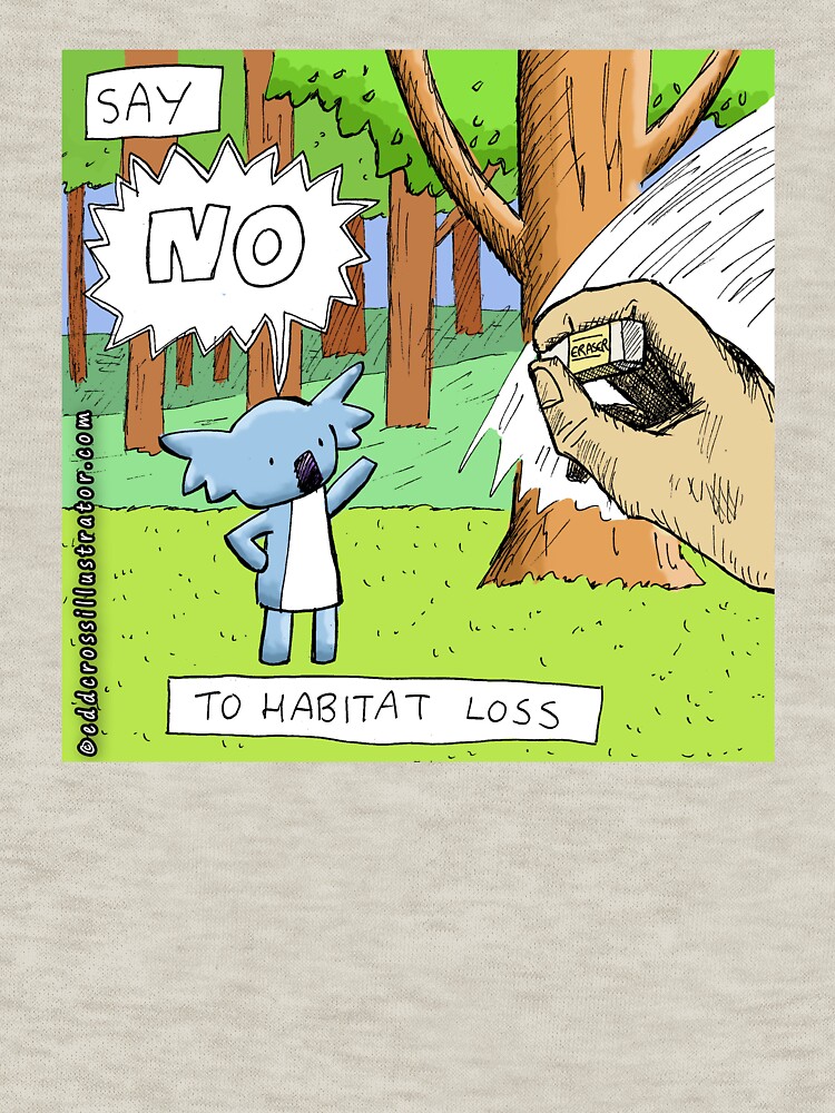 Koala Says No to Habitat Loss by eddcross