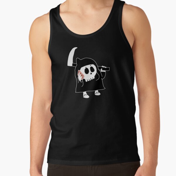 Unisex Do What You Love Grim Reaper Tank Top - Boredwalk