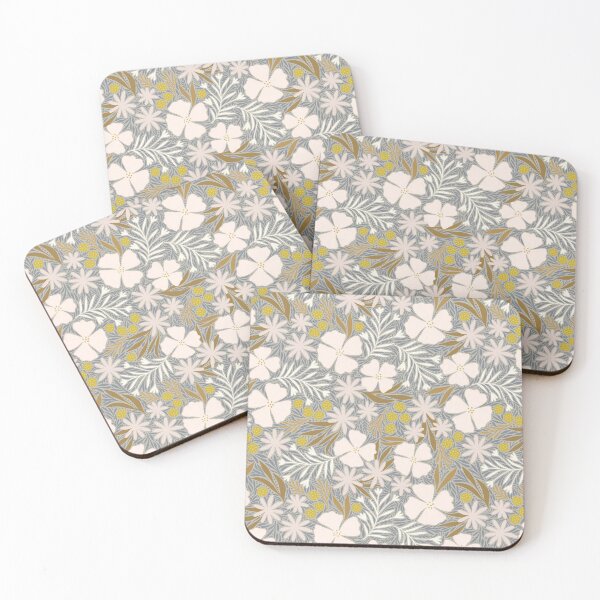 Item preview, Beach Floral Print (Yellow, Blue, Beige)  designed and sold by zrvby.