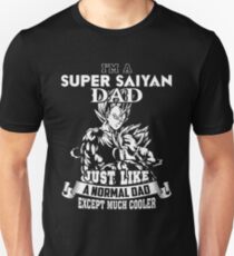 Papa - ich bin ein Super Saiyajin Papa wie ein normaler Papa T-Shirts Unisex T-Shirt