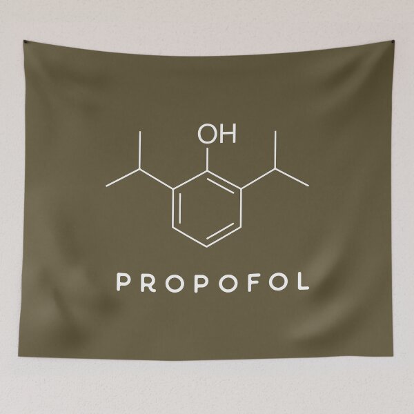 Item preview, CRNA - propofol structure Design designed and sold by GalacticDust.