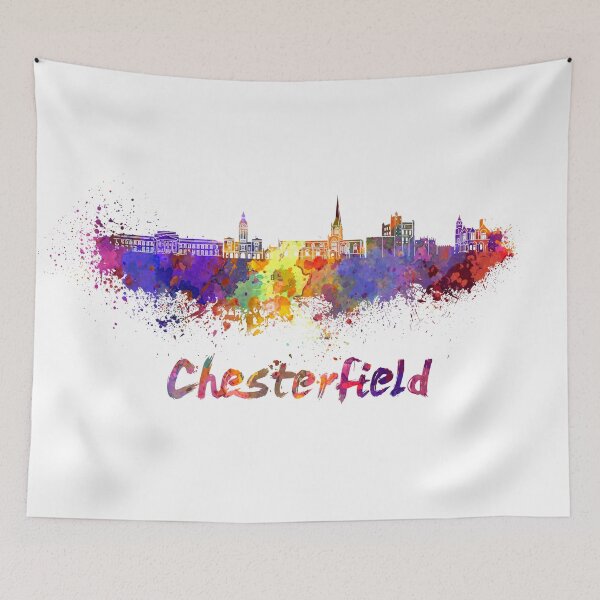 Item preview, Chesterfield skyline in watercolor designed and sold by paulrommer.