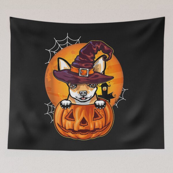 Item preview, Funny Chihuahua Pumpkin Halloween designed and sold by dorisjoycek.