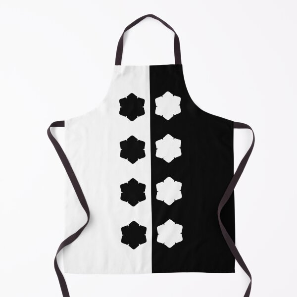 Item preview, Black and White Symmetrical Asymmetry with Flowers designed and sold by Shapes-Mania.