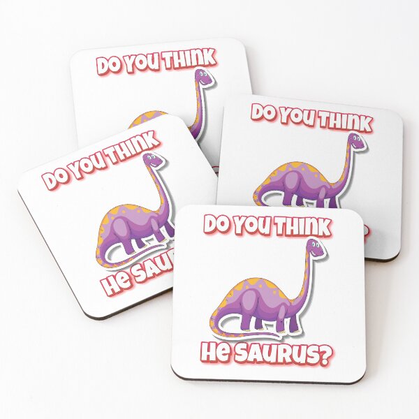 Item preview, Do You Think He Saurus? Dinosaur Saw Us Mamenchisaurus designed and sold by FiveNiches.