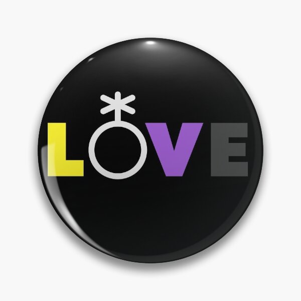 Item preview, Nonbinary Love. LGBTQ Nonbinary Pride designed and sold by Subtle Pride Shop.