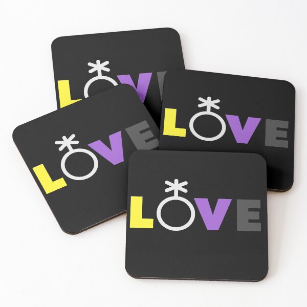 Item preview, Nonbinary Love. LGBTQ Nonbinary Pride designed and sold by Subtle Pride Shop.