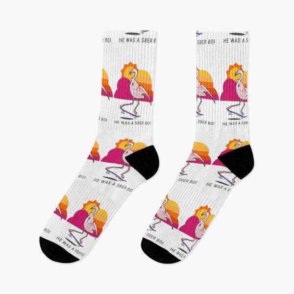 Artikelvorschau, SK8ER BOI Flamingo auf Skateboard entworfen und verkauft von nvrland-novelty.