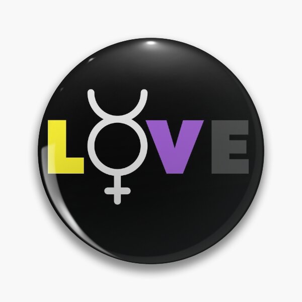 Item preview, Nonbinary Transgender Love. LGBTQ Nonbinary Pride designed and sold by Subtle Pride Shop.