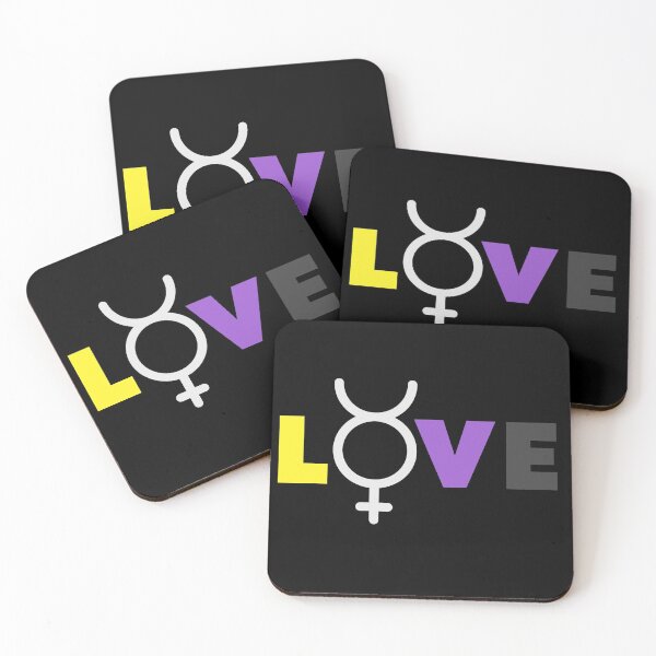 Item preview, Nonbinary Transgender Love. LGBTQ Nonbinary Pride designed and sold by Subtle Pride Shop.