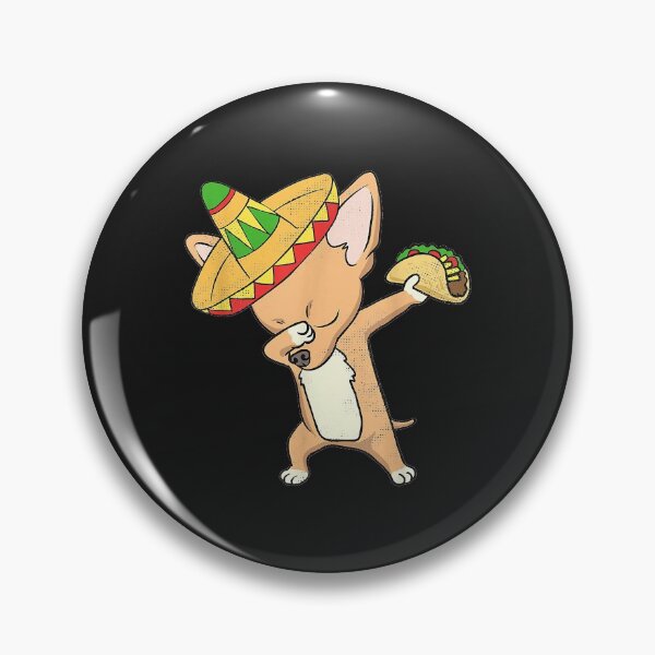 Item preview, Funny Mexican Chihuahua Dog Taco Shirt Dabbing Cinco De Mayo designed and sold by dorisjoycek.