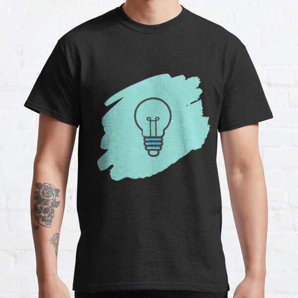 think big with a lamp and brush strokes Classic T-Shirt