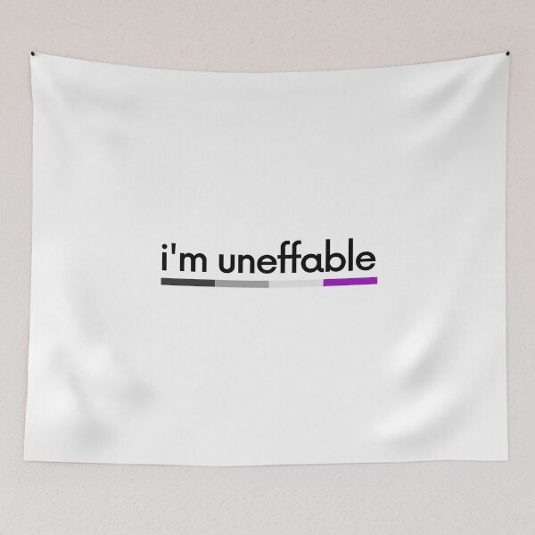 Item preview, Im Uneffable. Asexual Pride designed and sold by Subtle Pride Shop.