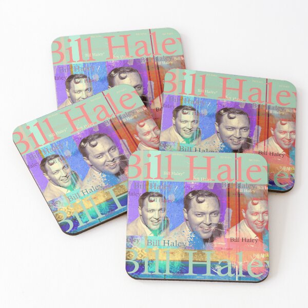 Item preview, Bill Haley portrait, rock n roll musician designed and sold by Mauswohn.